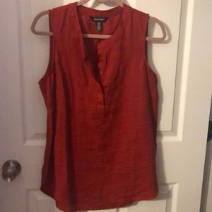 Ellen Tracy split neck top